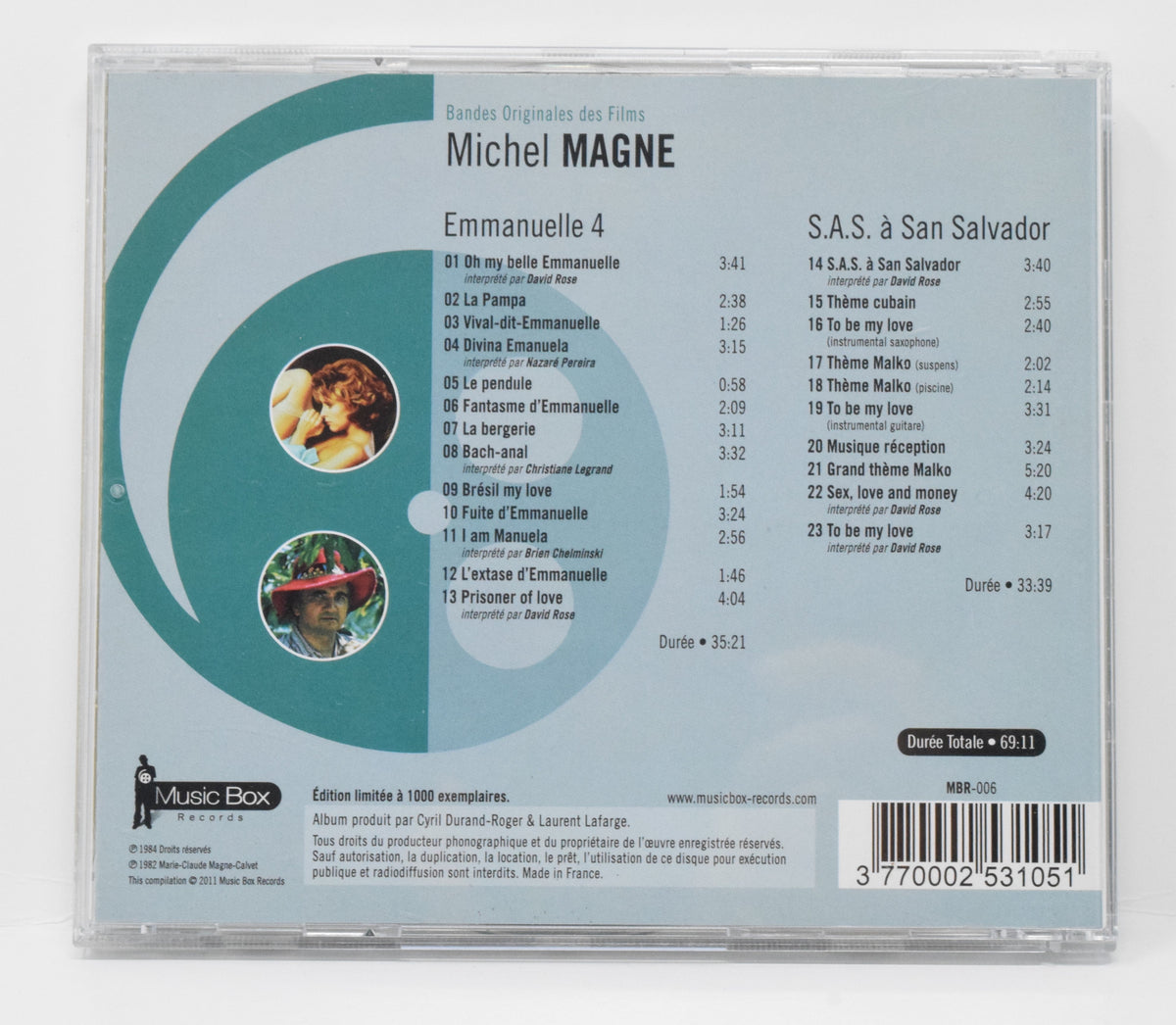 Emmanuelle 4 Soundtrack CD Michael Magne