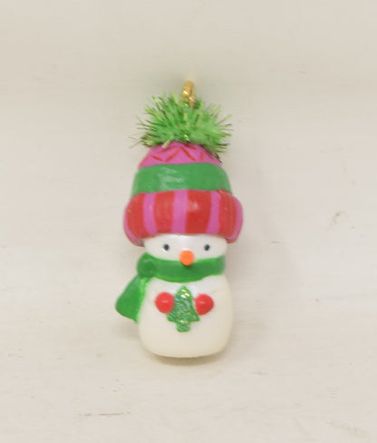 Hallmark Keepsake Ornament Snow Cozy Snowman Miniature Christmas Tree 2004 NIB