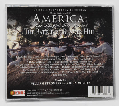 America Her People Stories Battle Of Bunker Hill Soundtrack CD Signed