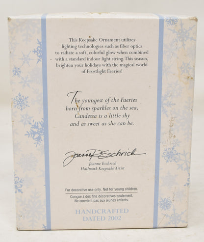 Hallmark Keepsake Ornament Baby Candessa Frostlight Faeries Christmas Tree 2002 NIB