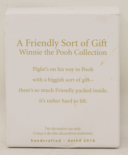Hallmark Keepsake Ornament Winnie The Pooh A Friendly Sort of Gift Christmas 2010 NIB