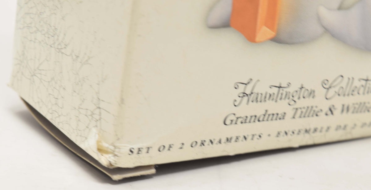 Hallmark Ornament Huntington Collection Grandma Tillie Willlie Halloween Christmas 2005 NIB