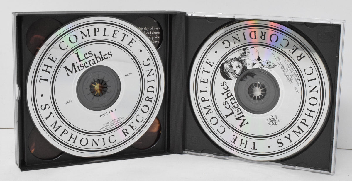 Les Miserables Soundtrack CD The Complete Symphonic Recording