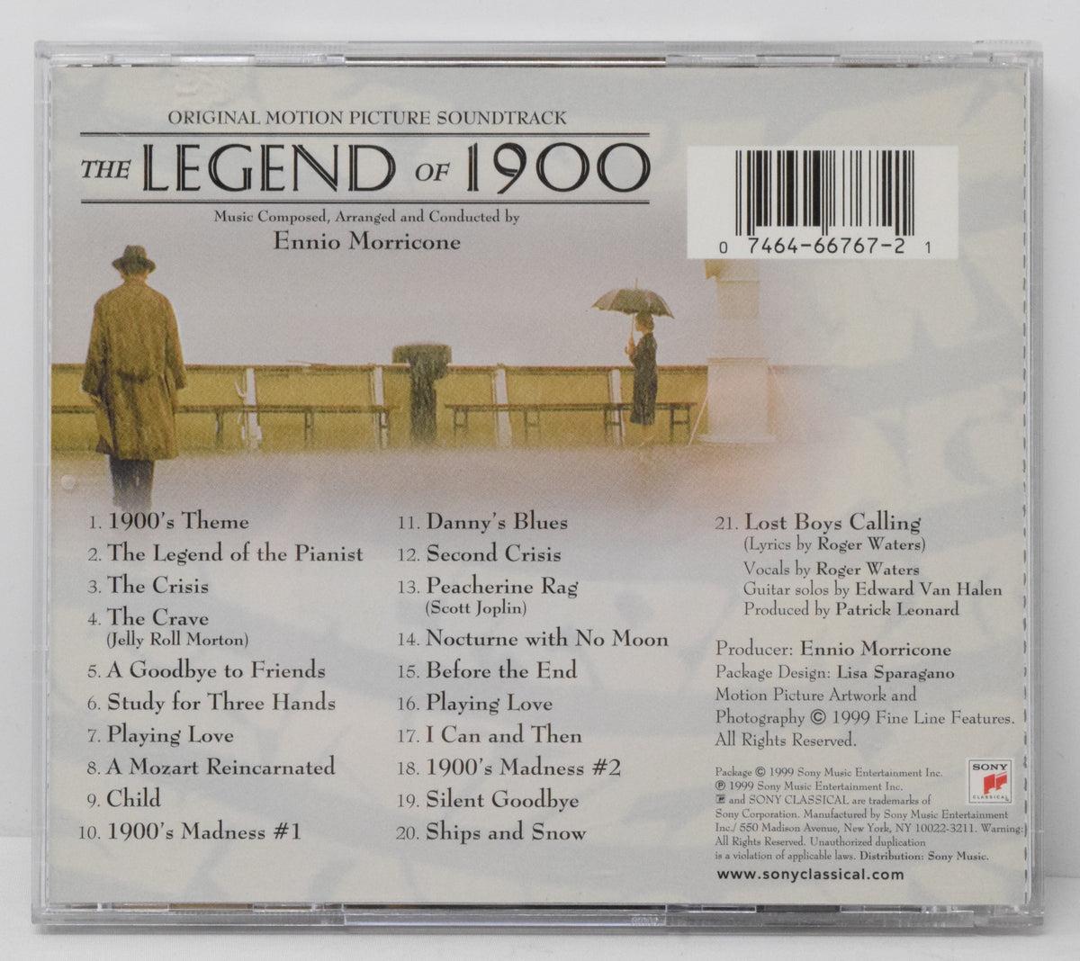 The Legend Of 1900 Soundtrack CD Ennio Morricone Sony