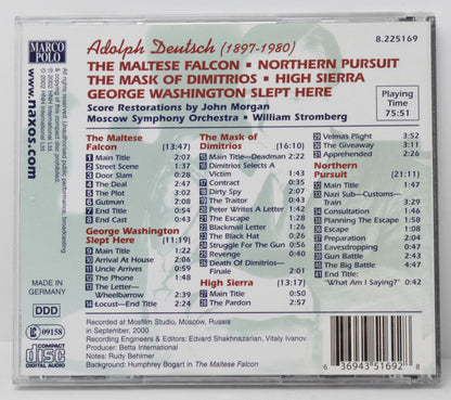 The Maltese Falcon Soundtrack CD Adolph Deutsch Marco Polo High Sierra