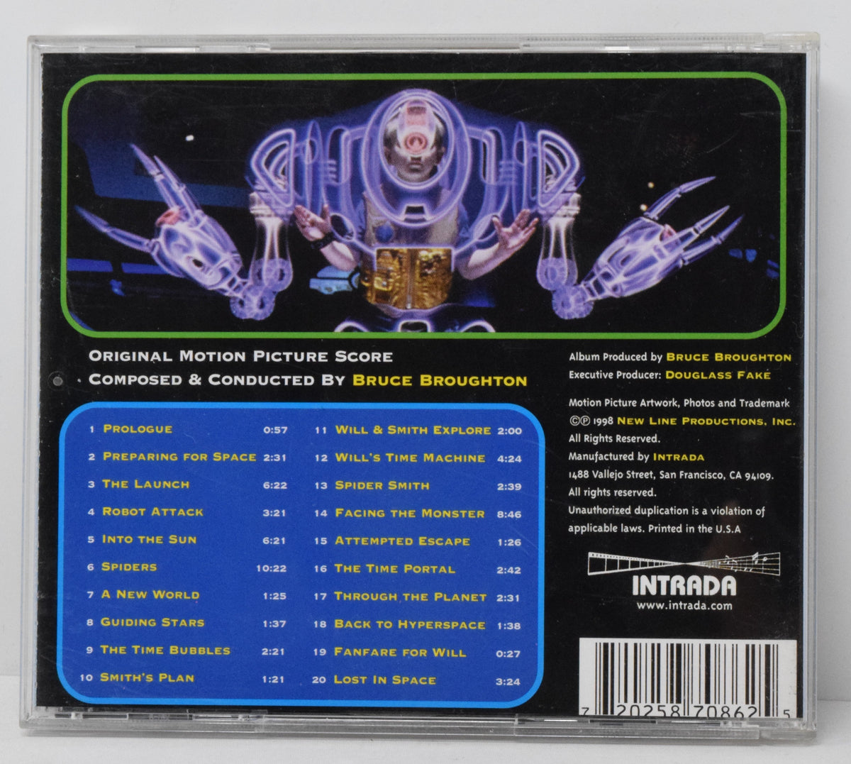 Lost In Space Score Soundtrack CD Bruce Broughton Intrada