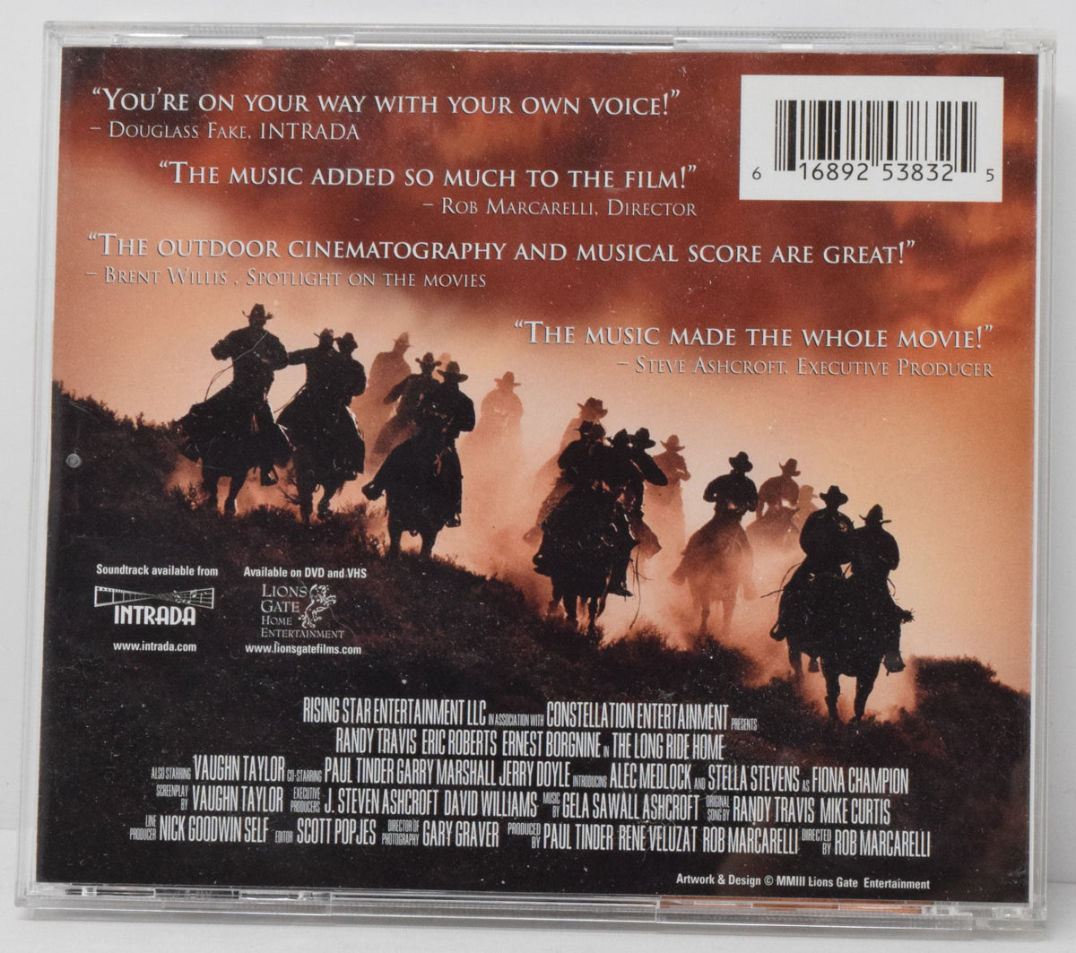 The Long Ride Home Soundtrack CD Gela Sawall Ashcro Intrada
