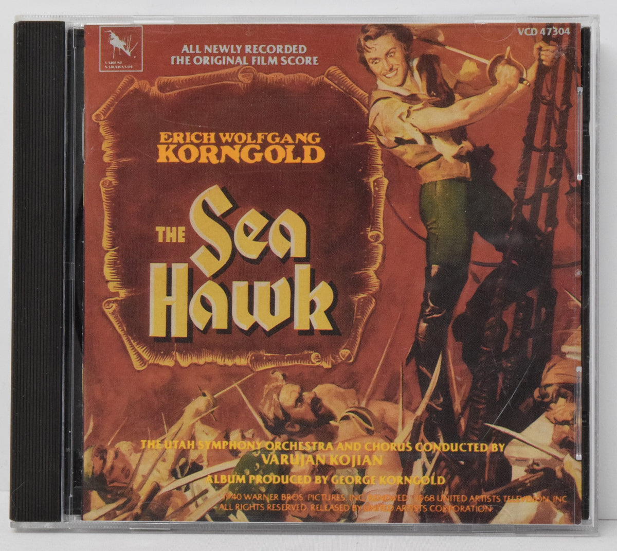 The Sea Hawk Soundtrack CD Varujan Kojian Varese