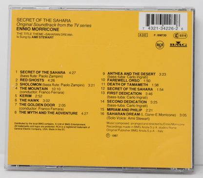 Secret Of The Sahara Soundtrack CD Enno Morricone BMG