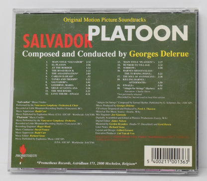 Platoon Soundtrack CD Georges Delerue Prometheus