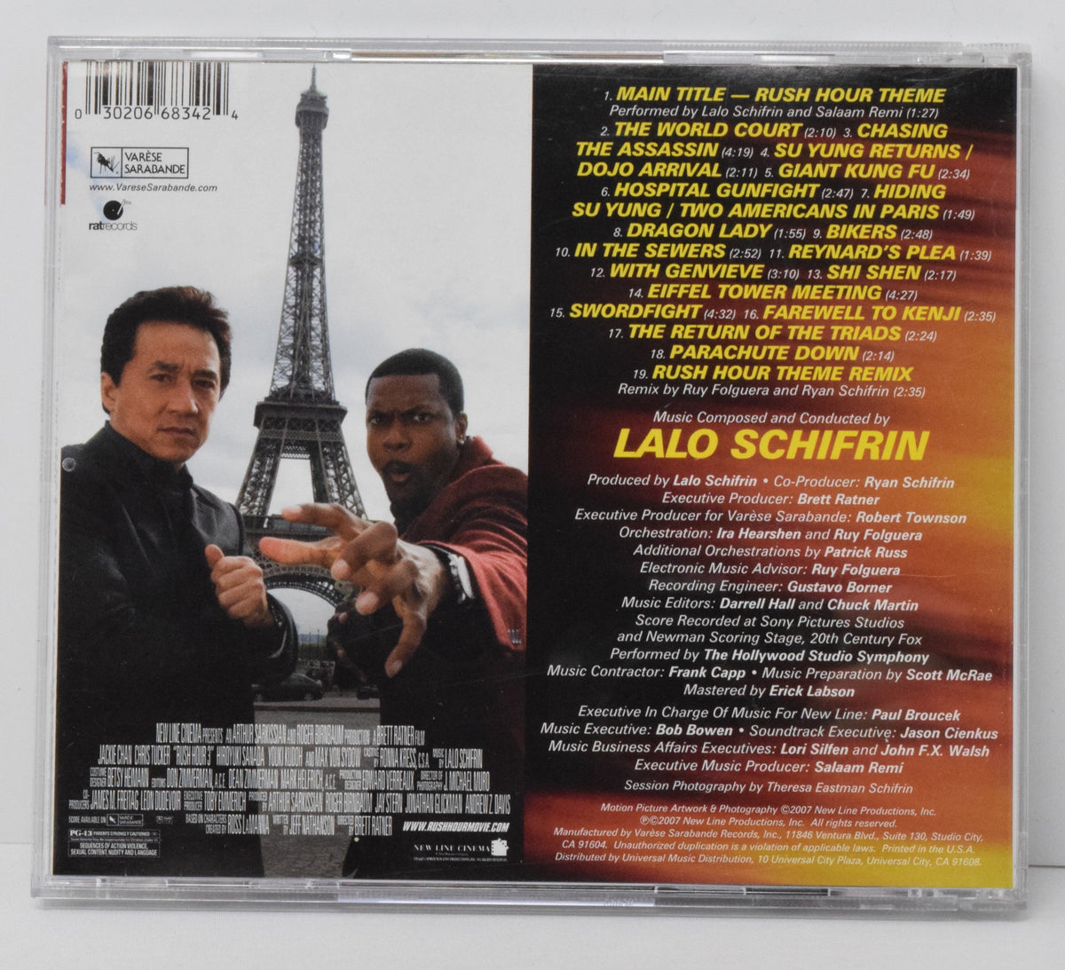 Rush Hour 3 Soundtrack CD Lalo Schifrin Varese