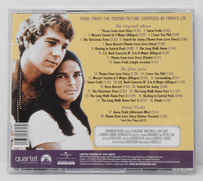 Love Story Soundtrack CD Francis Lai Quartet LTD 1000