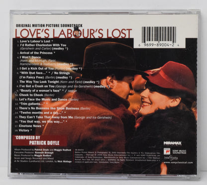 Loves Labours Lost Soundtrack CD Patrick Doyle Sony