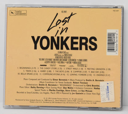 Lost in Yonkers Soundtrack CD Elmer Bernstein Varese
