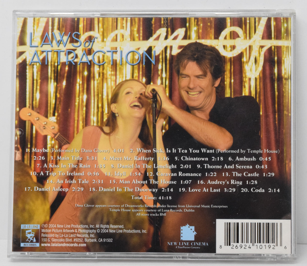 Laws Of Attraction Soundtrack CD Edward Shearmur  La-La Land