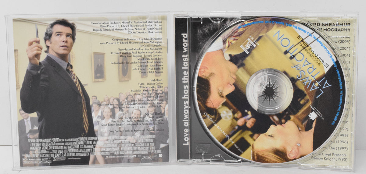 Laws Of Attraction Soundtrack CD Edward Shearmur  La-La Land