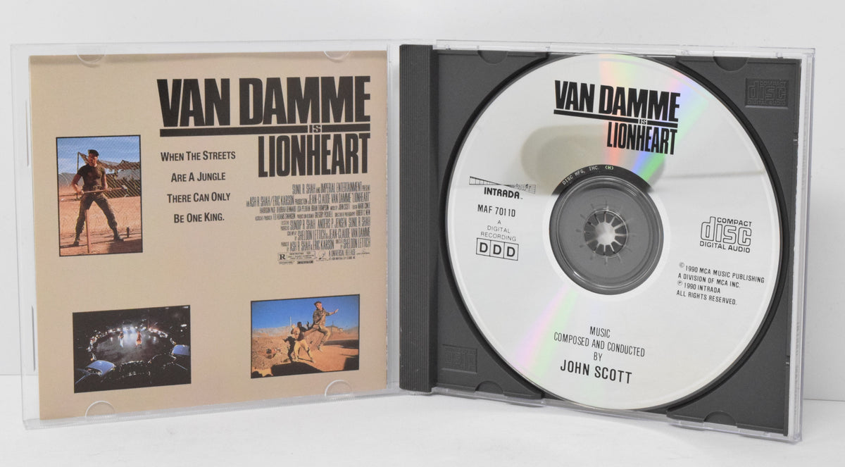 Lionheart Soundtrack CD John Scott Intrada Van Damme