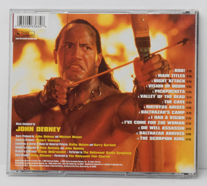 The Scorpion King Soundtrack CD John Debney Varese