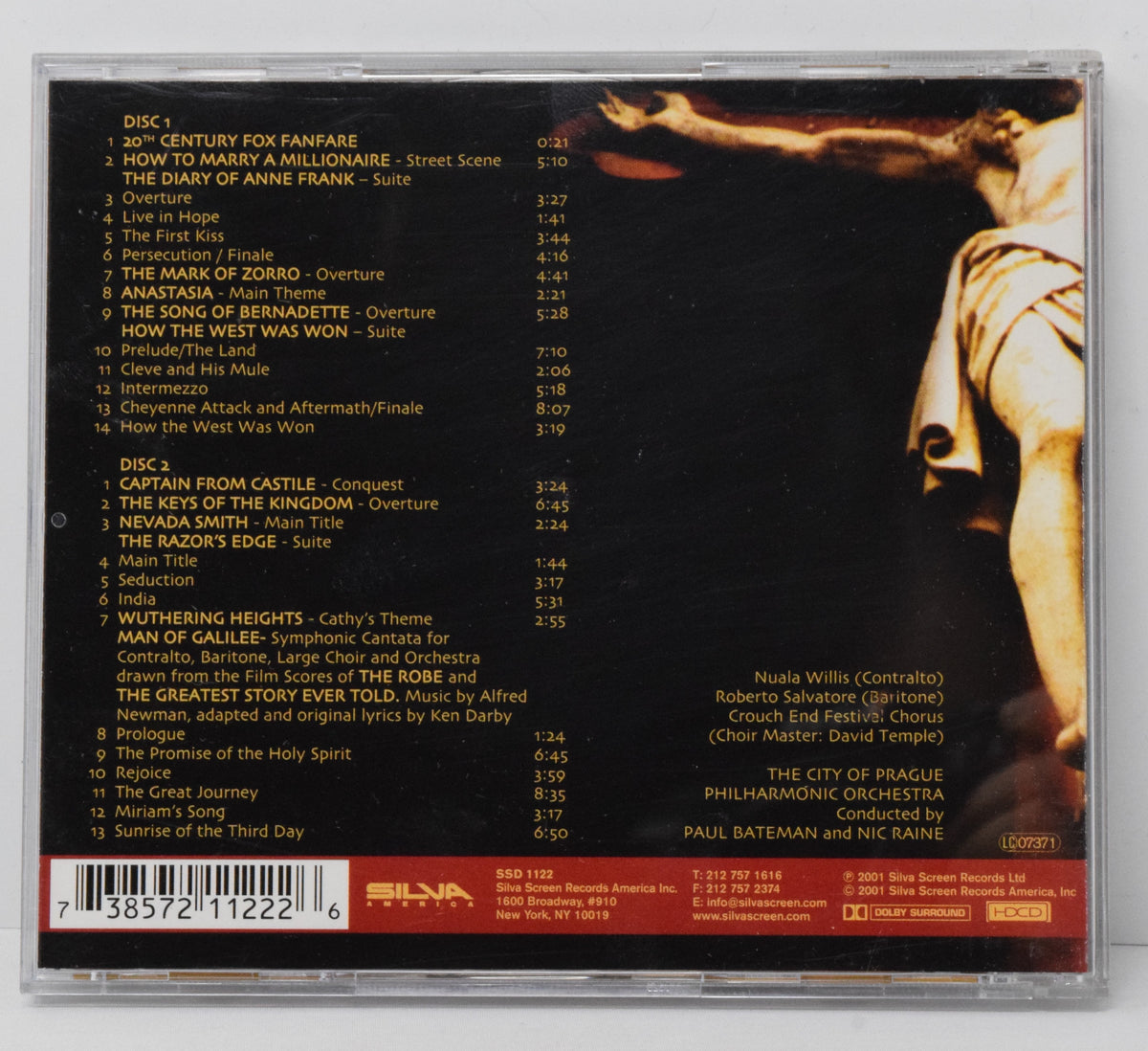 Man Of Galilee Soundtrack CD Alfred Newman Silva