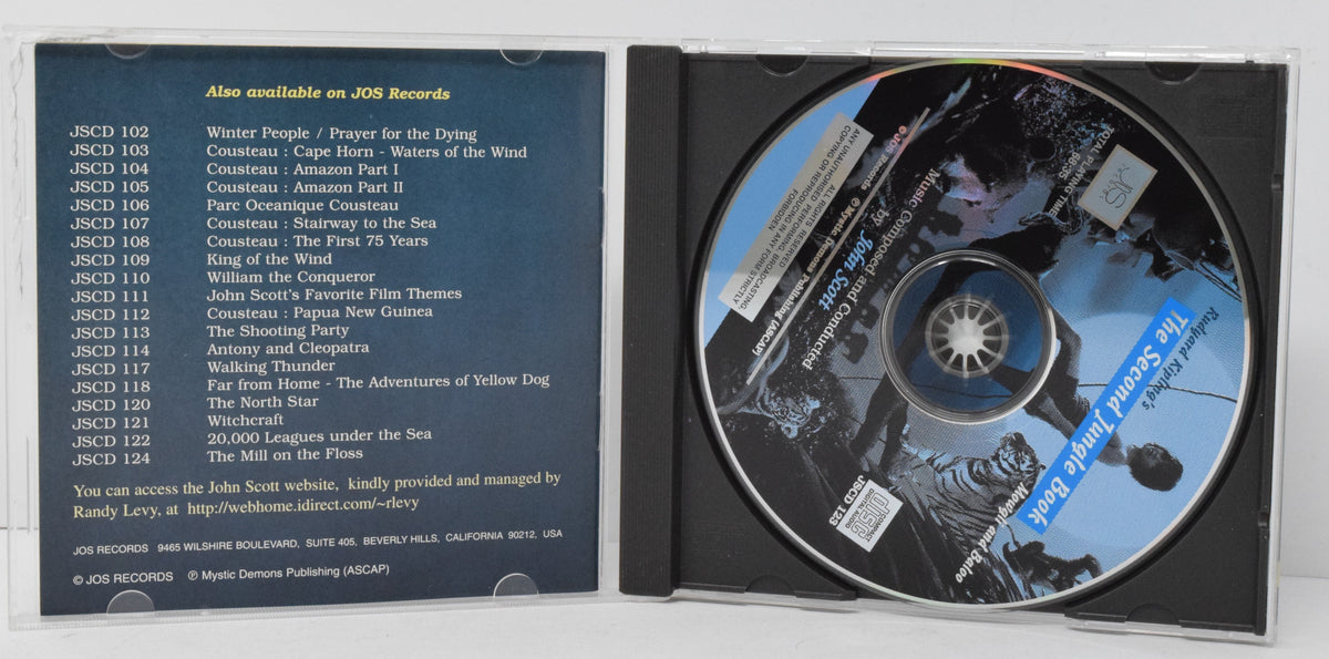 The Second Jungle Book Soundtrack CD John Scott Seattle Symphony JOS