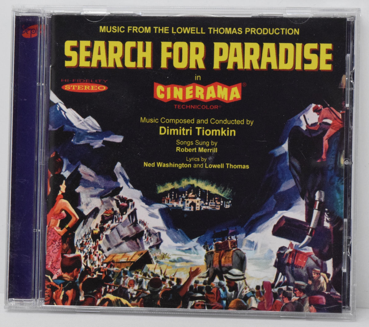 Search For Paradise Soundtrack CD Dimitri Tiomkin Sepia