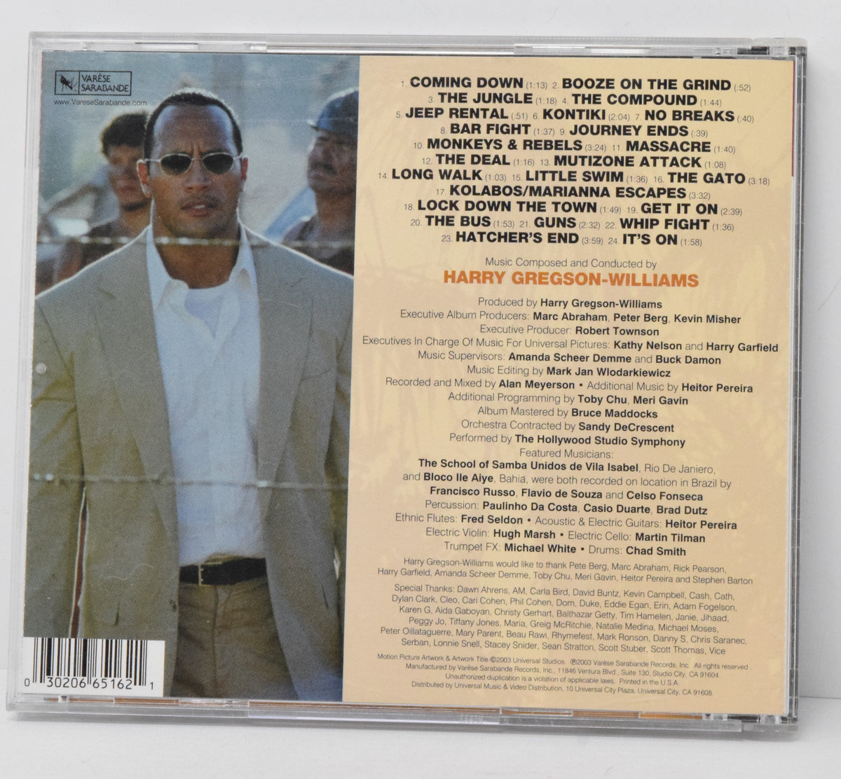 The Rundown Soundtrack CD Harry Gregson Williams