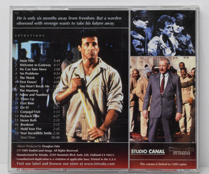 Lock Up Soundtrack CD Bill Conti Intrada LTD 1200