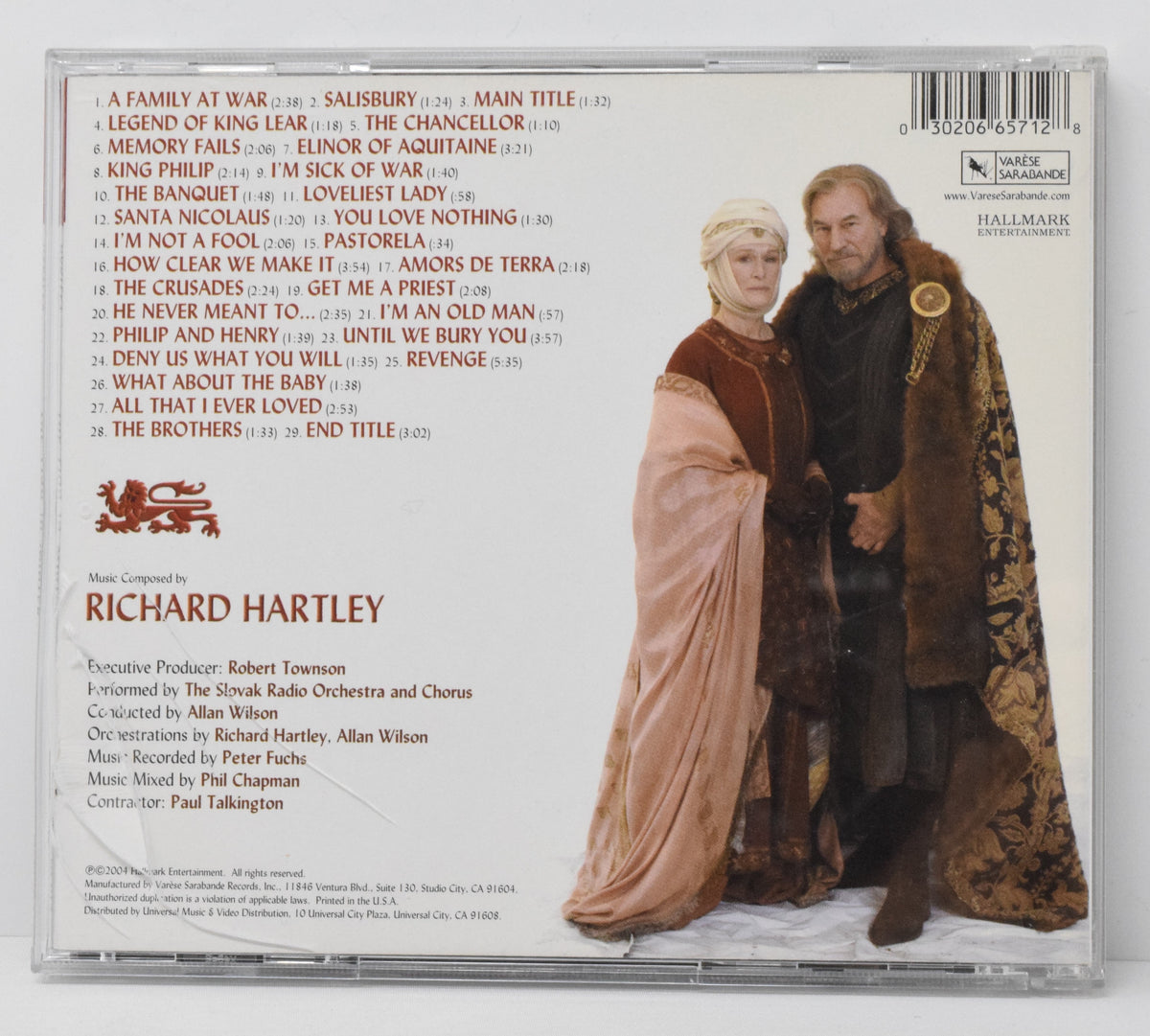 The Lion In Winter Soundtrack CD John Barry TV Silva