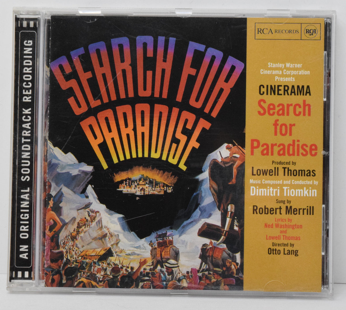 Search For Paradise Soundtrack CD Dimitri Tiomkin RCA