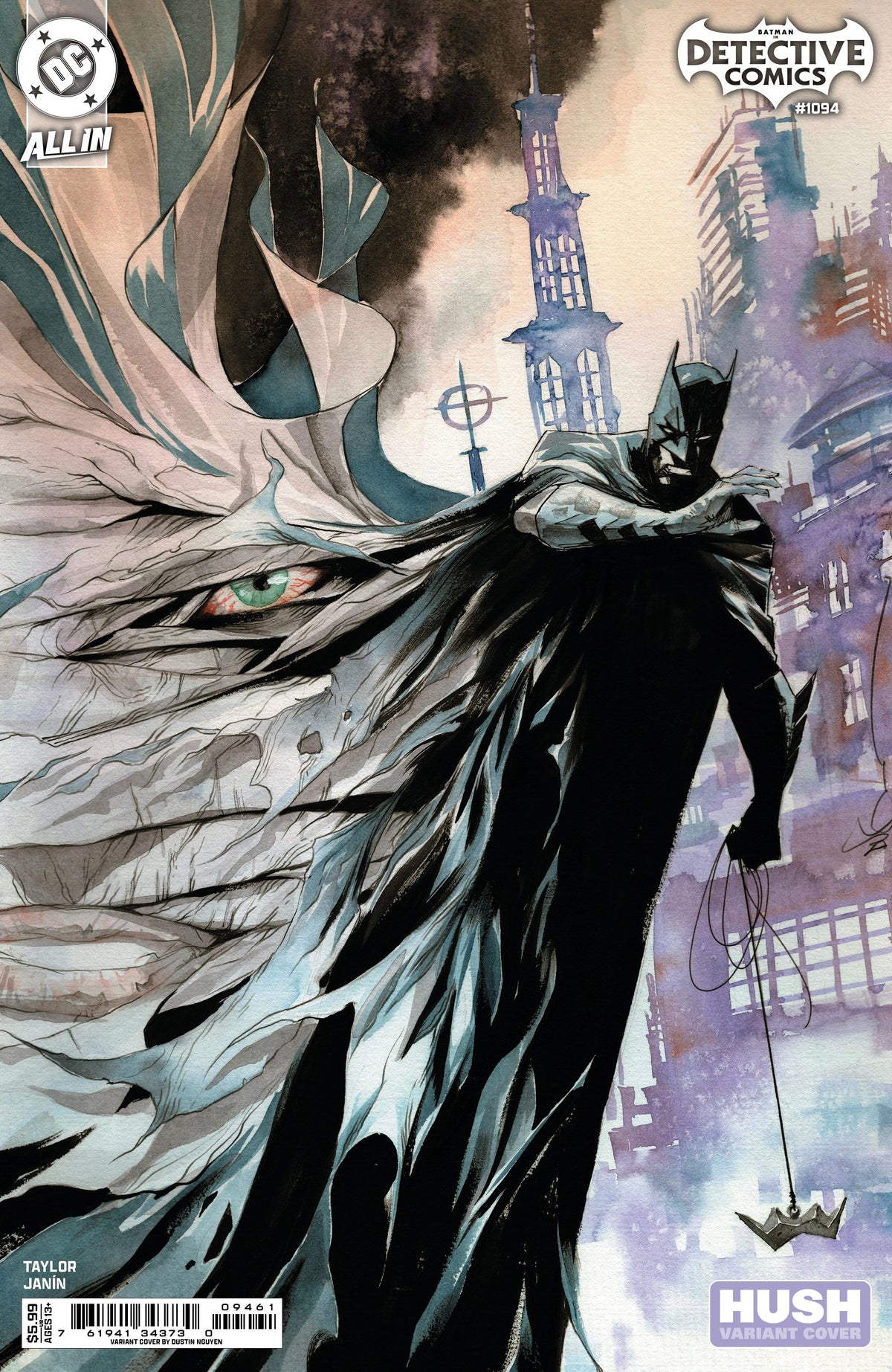 Batman Detective Comics #1094 E Dustin Nguyen Hush Variant (02/26/2025) Dc