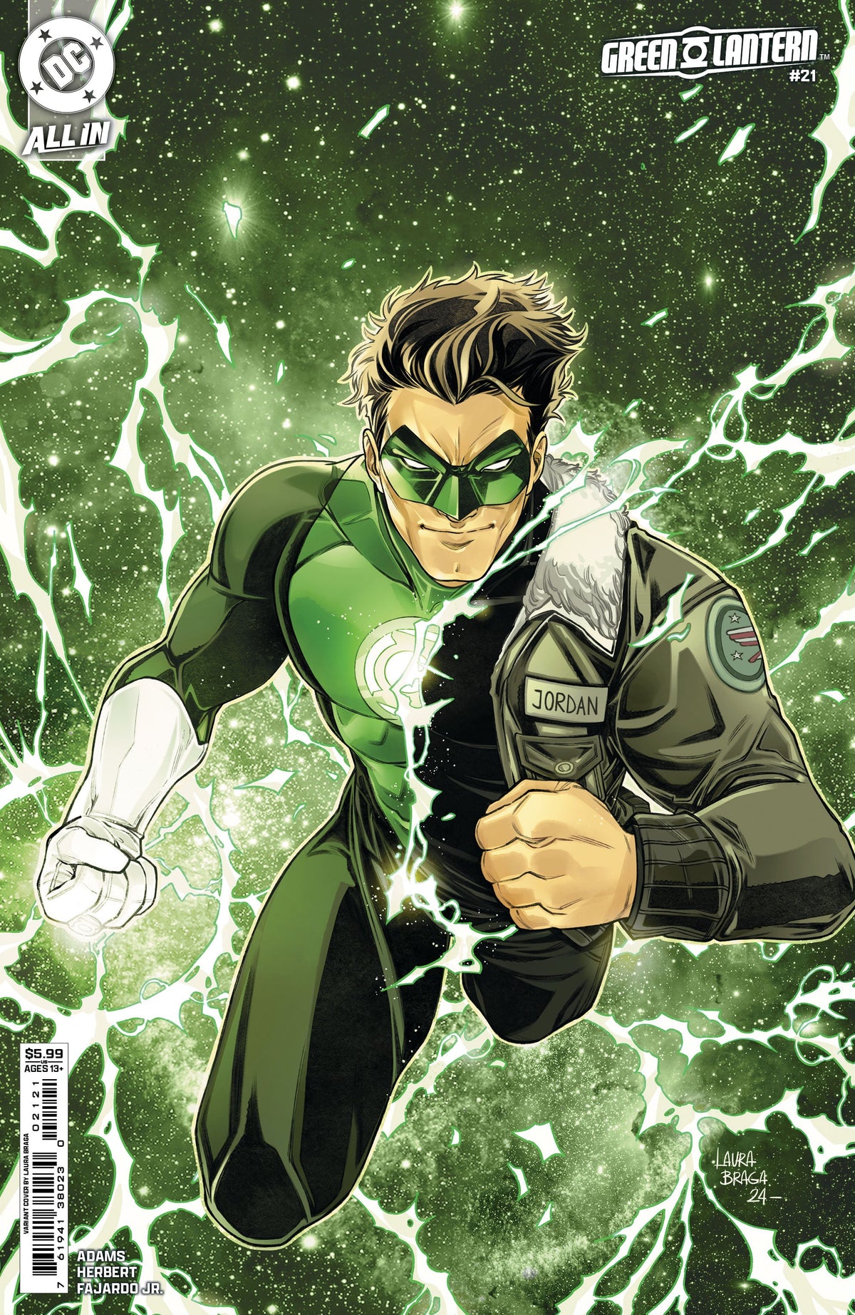 Green Lantern #21 C Laura Braga Variant (03/26/2025) Dc