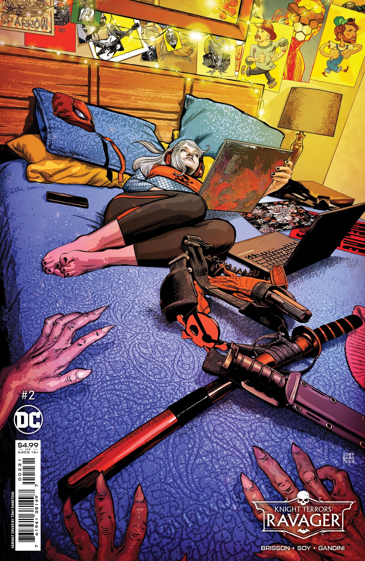 Knight Terrors Ravager #2 (Of 2) C Tony Shasteen Card Stock Variant (08/01/2023) Dc