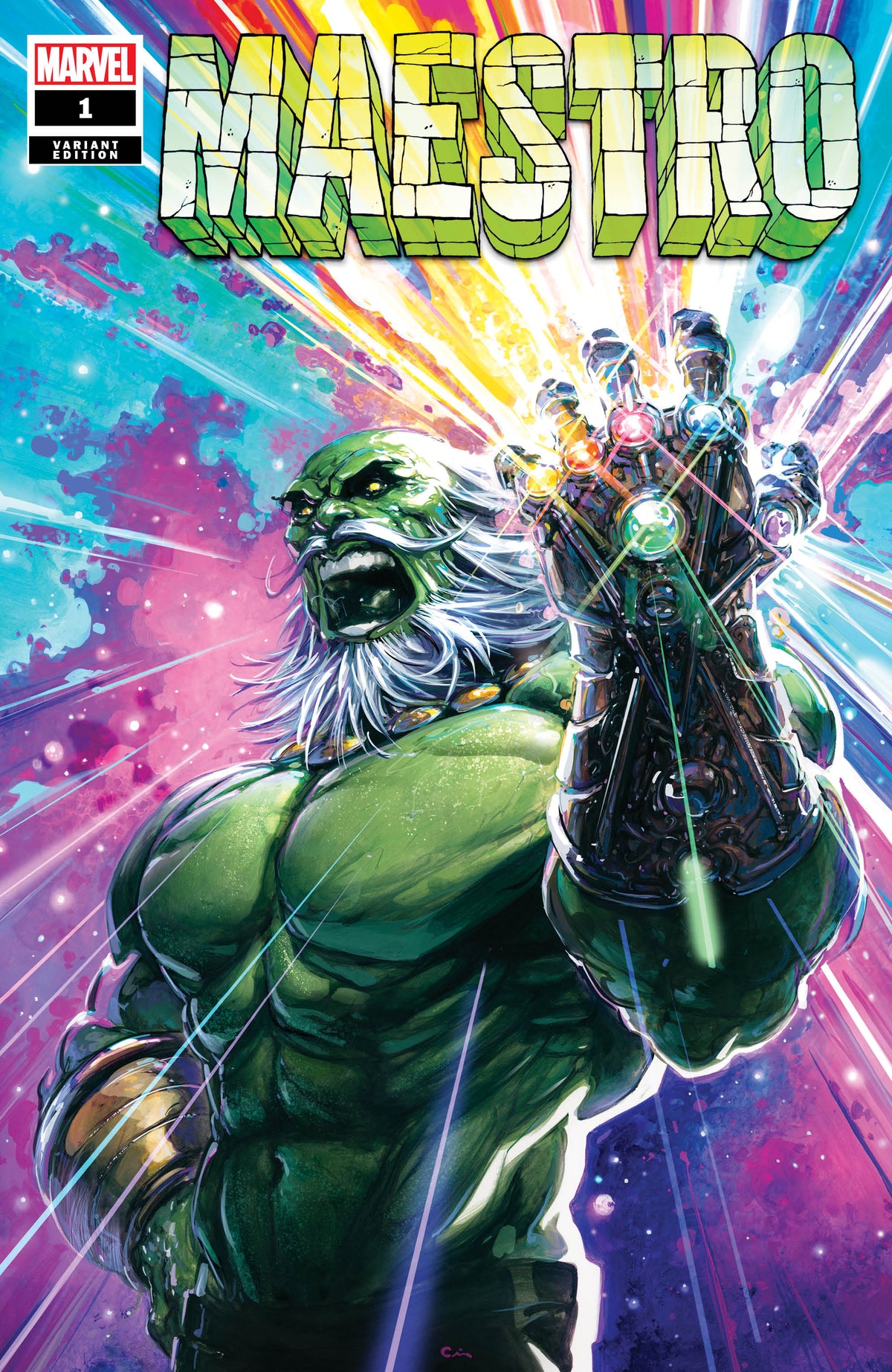 Maestro #1 — Clayton Crain Infinity Gauntlet/Venom #7 Homage Variant