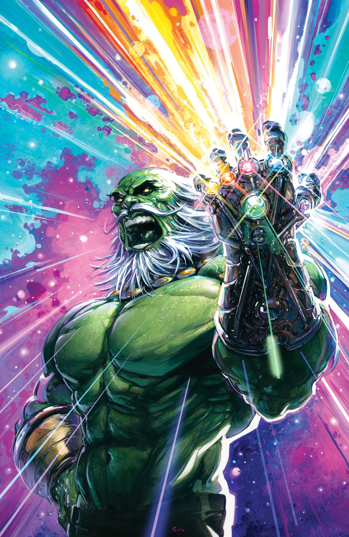Maestro #1 — Clayton Crain Infinity Gauntlet/Venom #7 Homage Variant