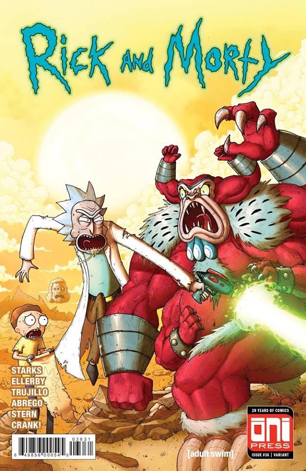 Rick and Morty #36 — Mike Vasquez Incredible Hulk #181 Homage Variant