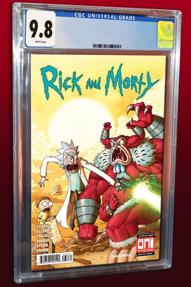Rick and Morty #36 — Mike Vasquez Incredible Hulk #181 Homage Variant