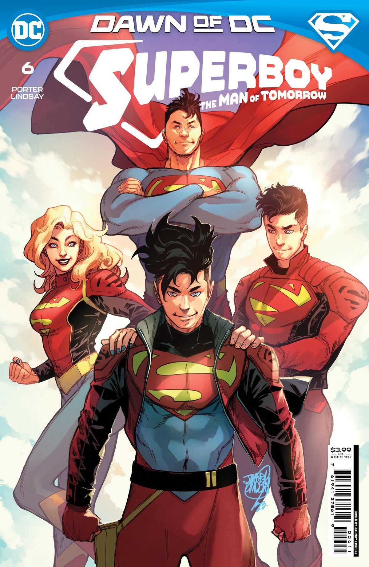 Superboy The Man Of Tomorrow #6 (Of 6) A Jahnoy Lindsay Kenny Porter (09/19/2023) Dc