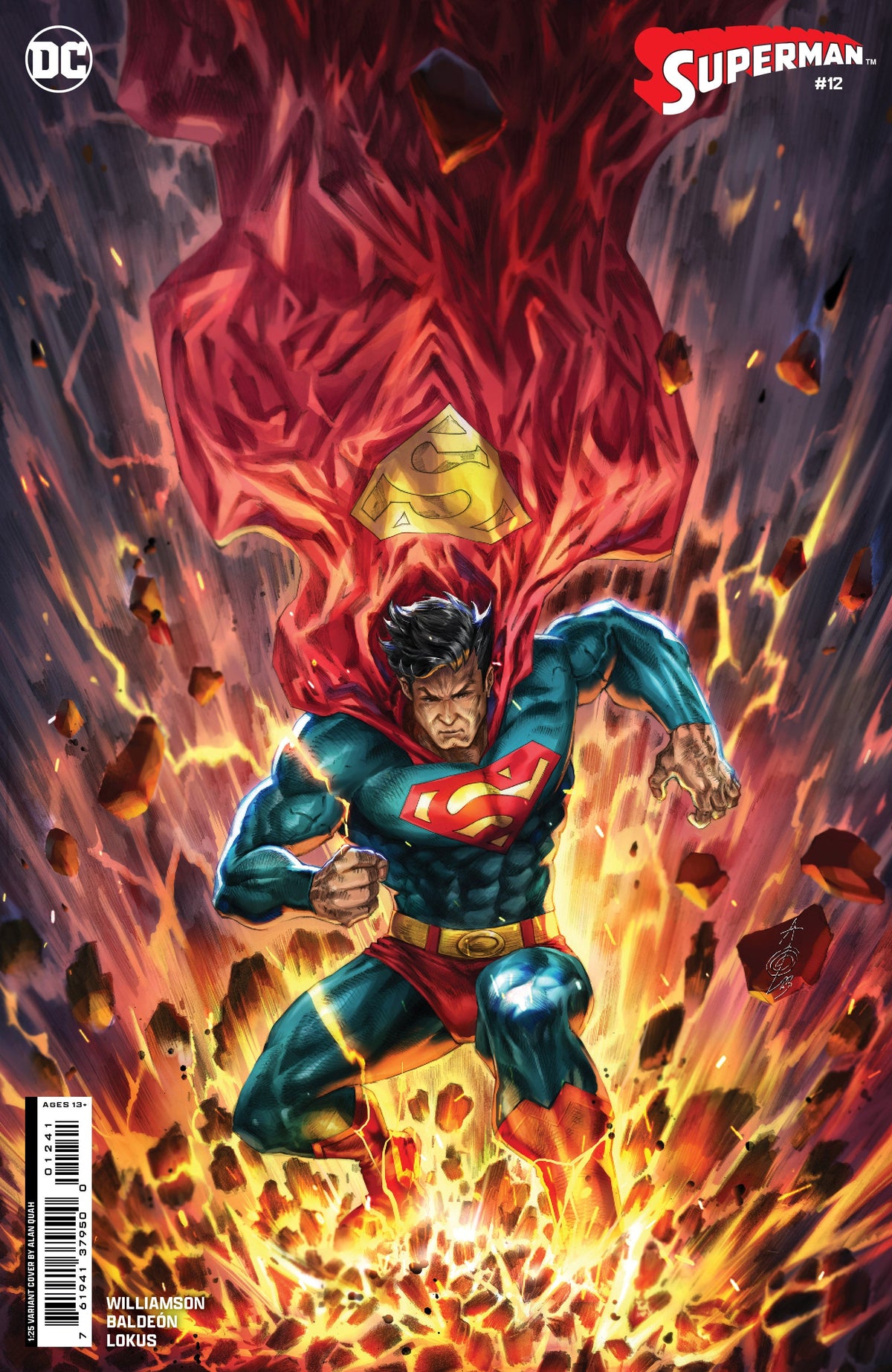 Superman #12 E 1:25 Alan Quah Card Stock Variant (03/19/2024) Dc
