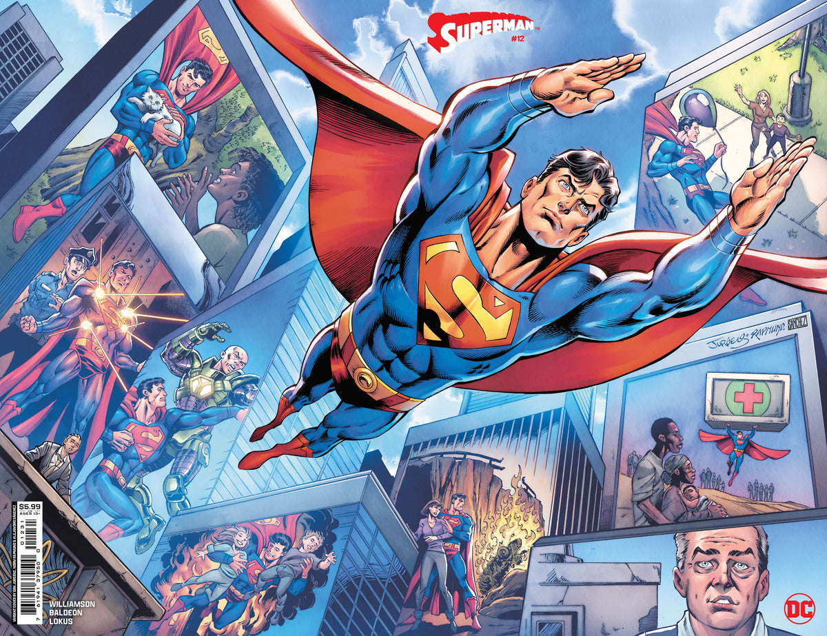 Superman #12 D Dan Jurgens & Norm Rapmund Wraparound Card Stock Variant (03/19/2024) Dc