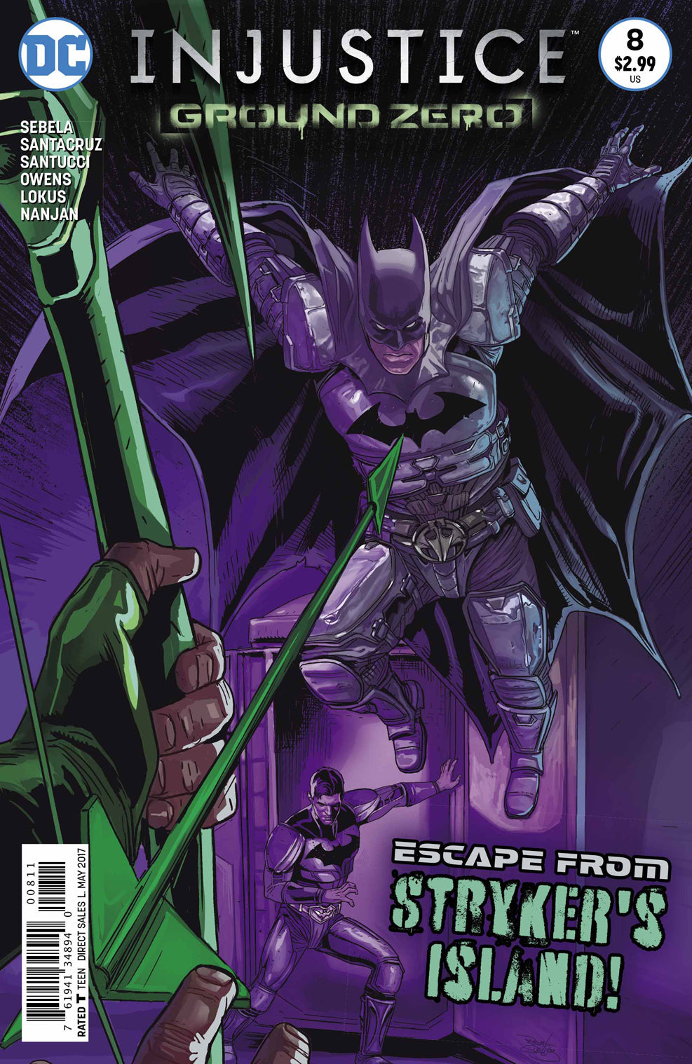 Injustice Ground Zero #8 DC 2017 VF NM Renato Guedes Batman Green Arrow