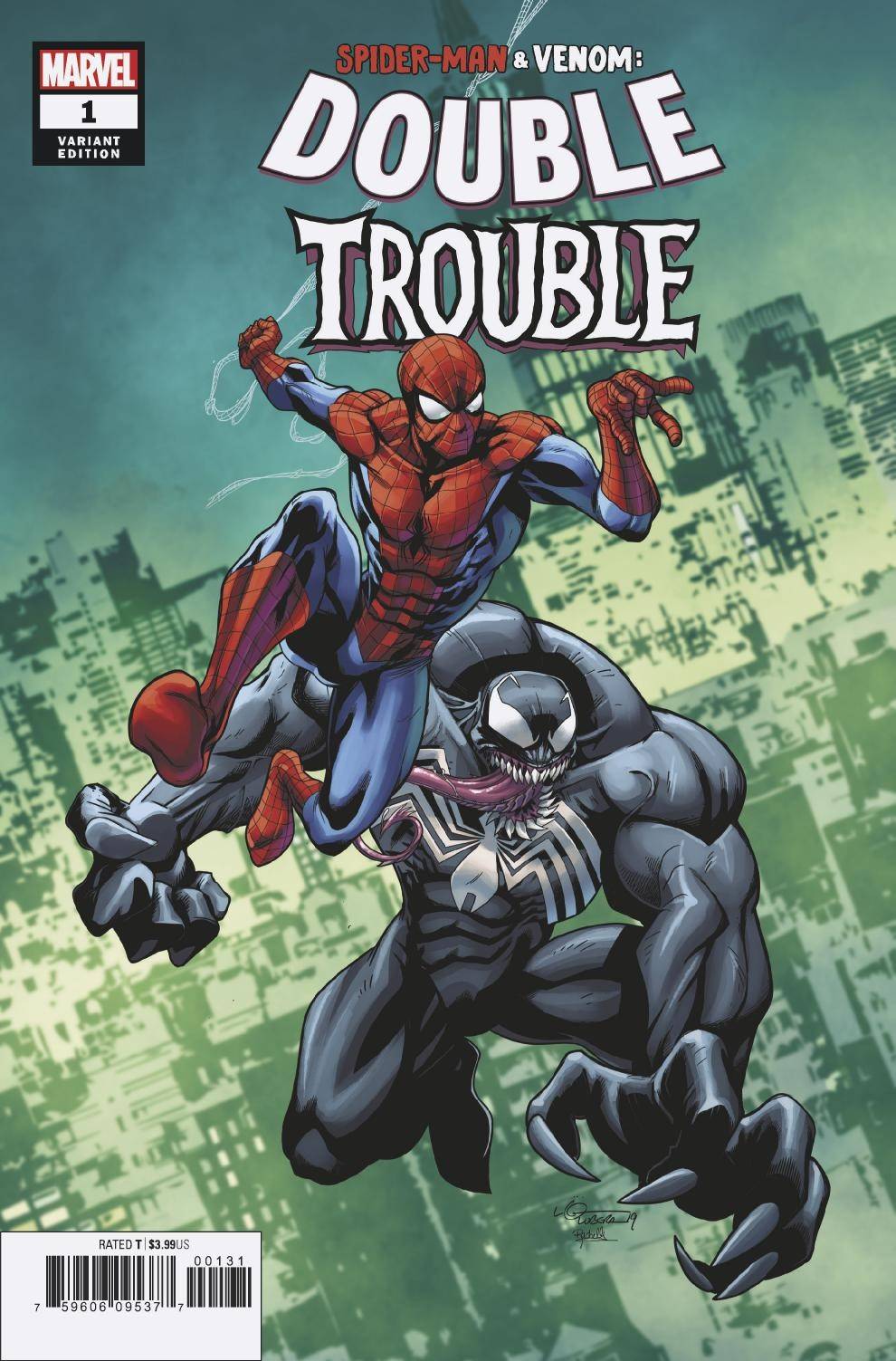 SPIDER-MAN & VENOM DOUBLE TROUBLE #1 B (OF 4) Logan LUBERA Variant (11/06/2019) MARVEL