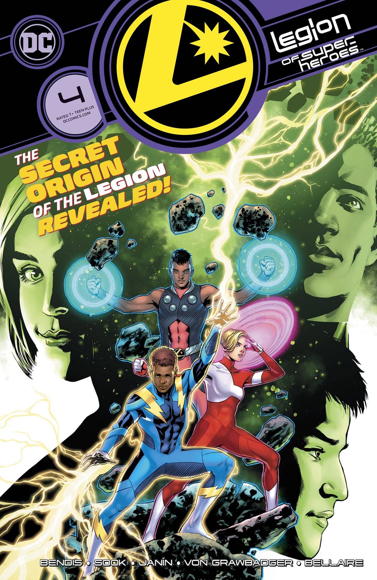 LEGION OF SUPER HEROES #4 A Ryan Sook Brian Michael Bendis (02/05/2020) DC
