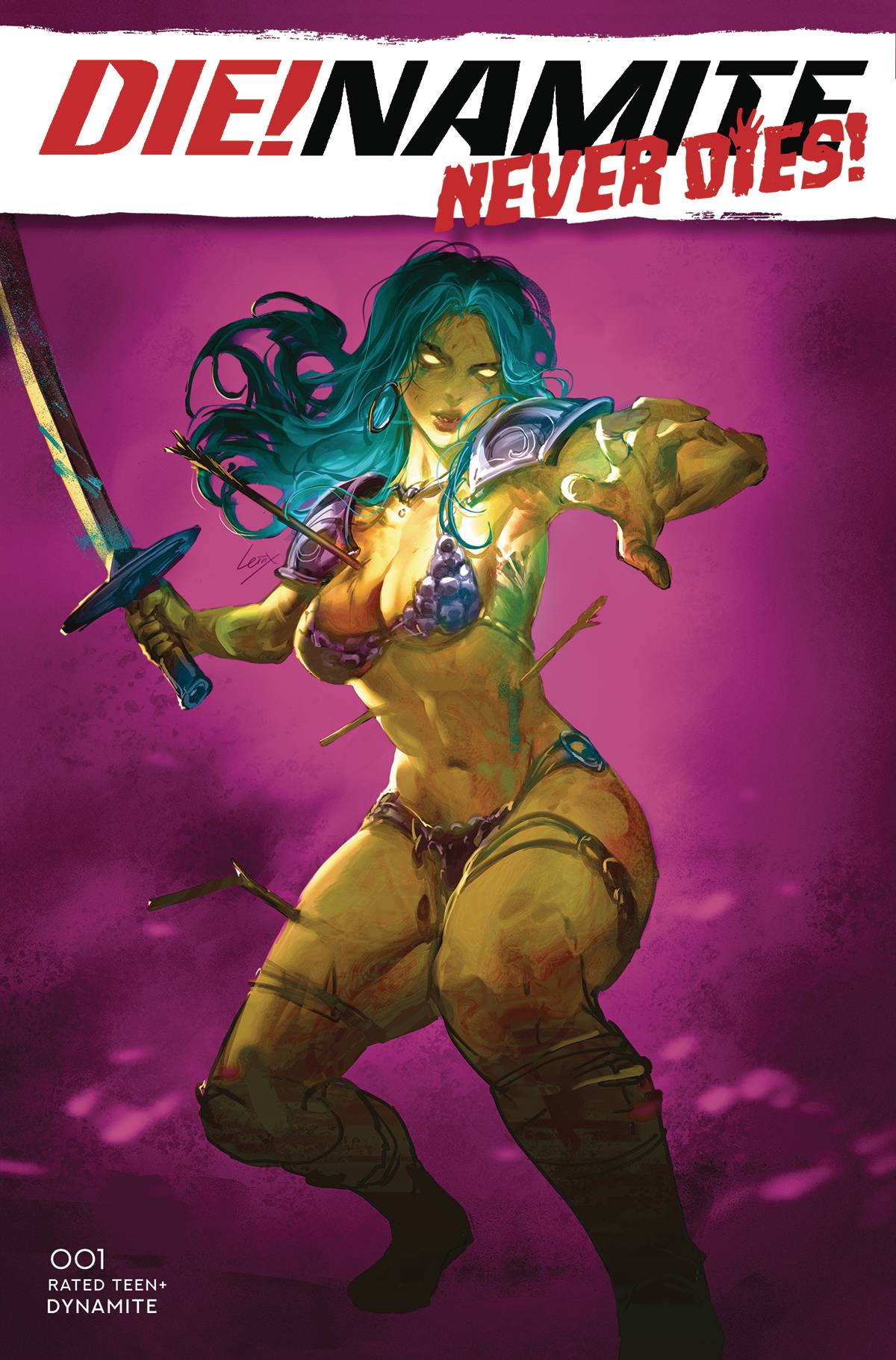 Die!Namite Never Dies #1 S Leirix Li Ultraviolet FOC Bonus Variant (C: 0-1-2) (03/02/2022) Dynamite