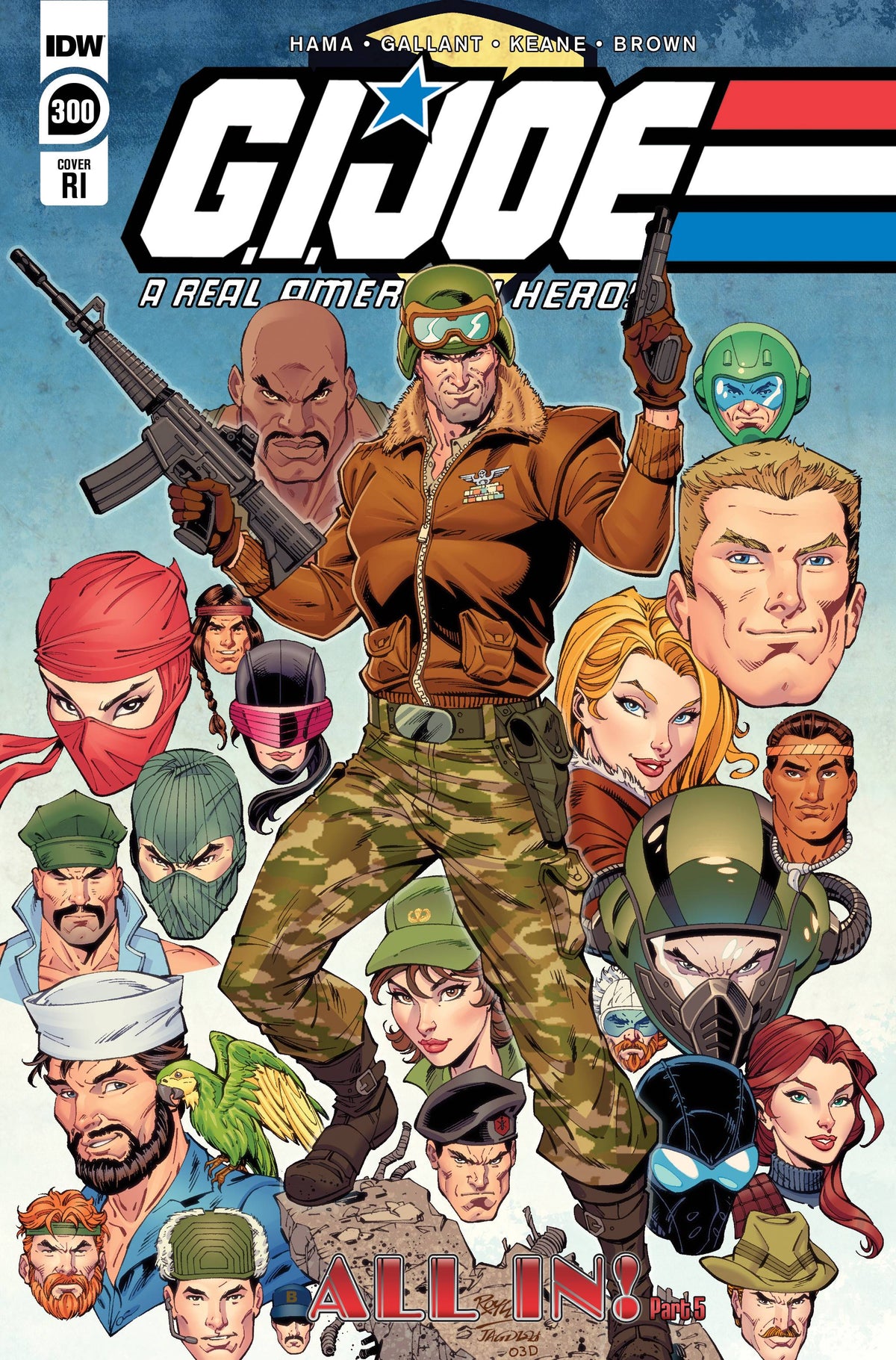 Gi Joe A Real American Hero #300 E 1:10 Gallant (11/23/2022) Idw