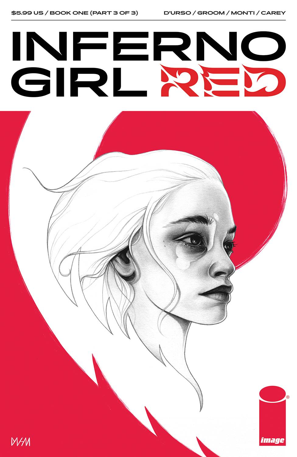 Inferno Girl Red Book One #3 (Of 3) C Dash Obrien-Georgeson M Variant (03/22/2023) Image