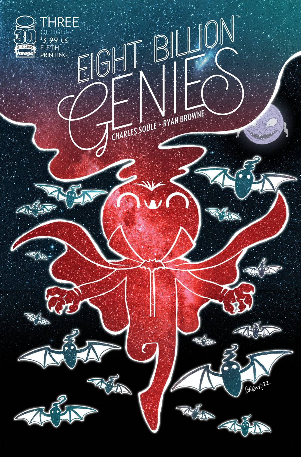 Eight Billion Genies #3 (Of 8) 5Th Print Ryan Browne Variant (02/01/2023) Image