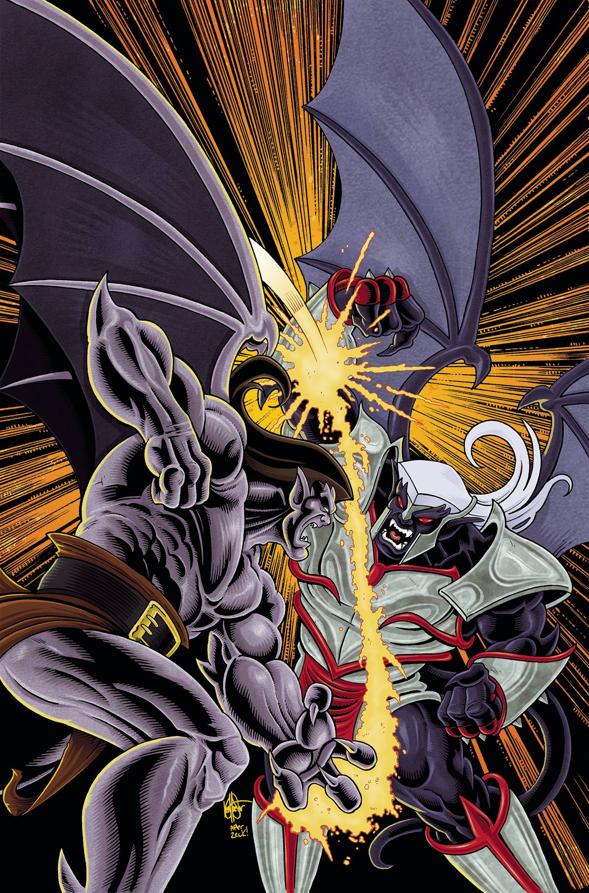 Gargoyles #6 Y 1:10 Foc Ken Haeser Virgin Variant (05/31/2023) Dynamite