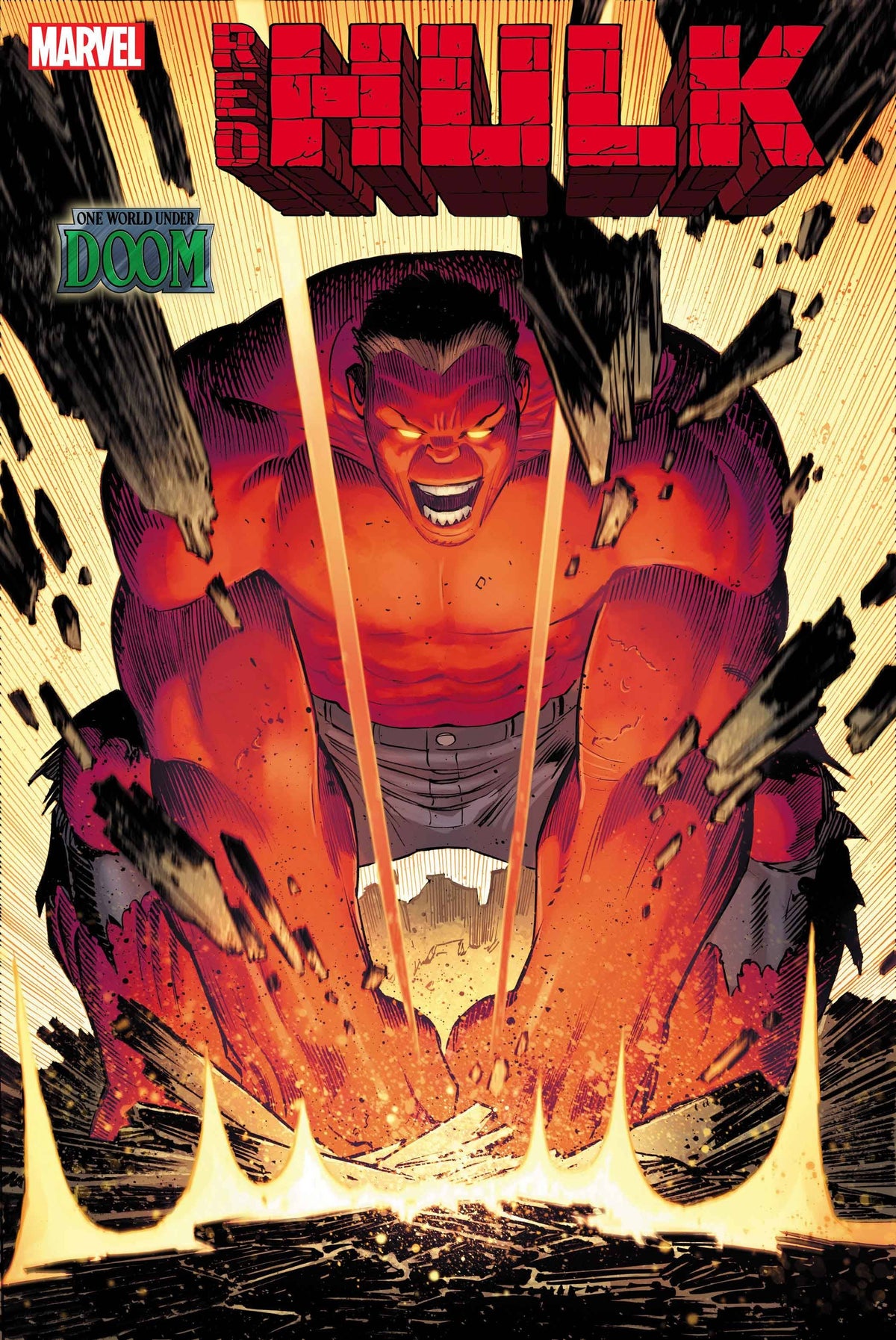 Red Hulk #1 A1 Cover Set Of 11 1:25 1:100 (02/26/2025) Marvel