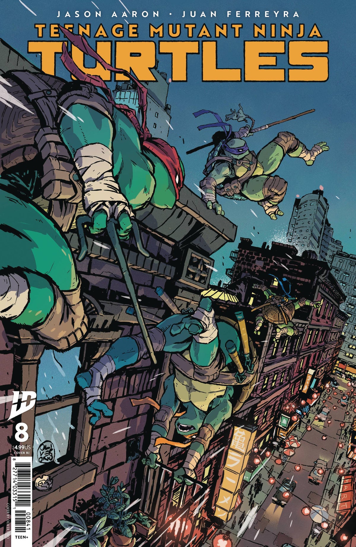 Teenage Mutant Ninja Turtles #8 A1 Cover Set 8 1:10 1:25 1:50 (04/16/2025) Idw