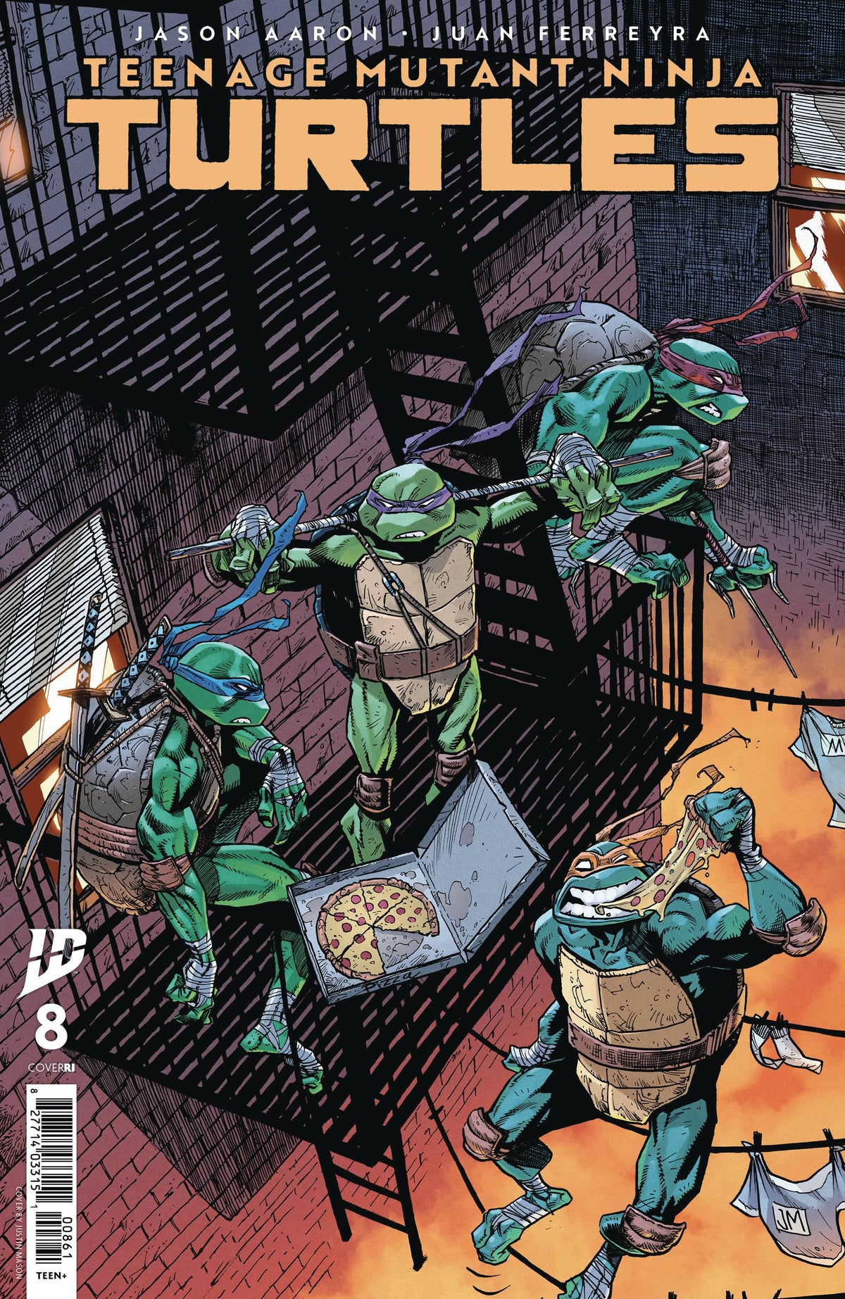 Teenage Mutant Ninja Turtles #8 A1 Cover Set 8 1:10 1:25 1:50 (04/16/2025) Idw